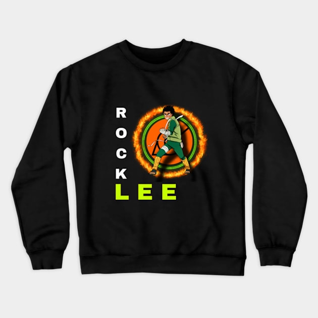 Hidden Leaf Warrior:  Rock Inner Gate Lee Crewneck Sweatshirt by MADMATDesign